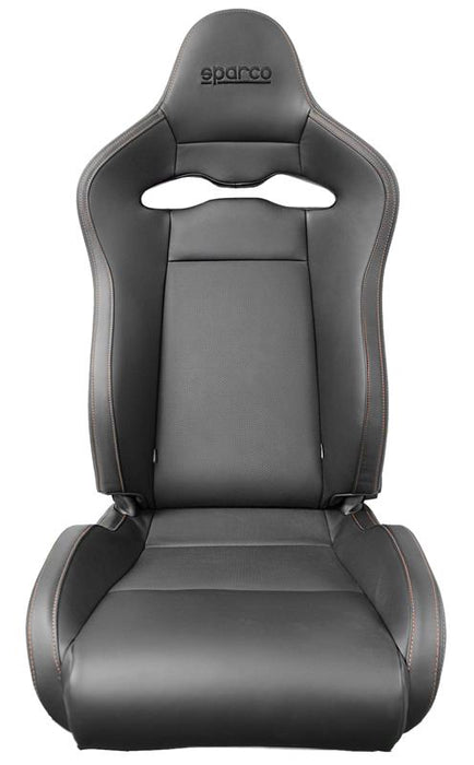 SPARCO 00974ZMTNRGRDX Sparco Seat SPX Special Edition Black/Grey w/ Matte Carbon Shell - Right