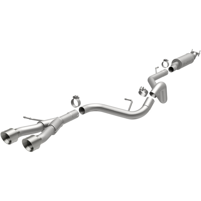 Magnaflow 15215 MagnaFlow 13 Hyundai Veloster 1.6L Turbo Dual Center Rear Exit Stainless Cat Back Perf Exhaust