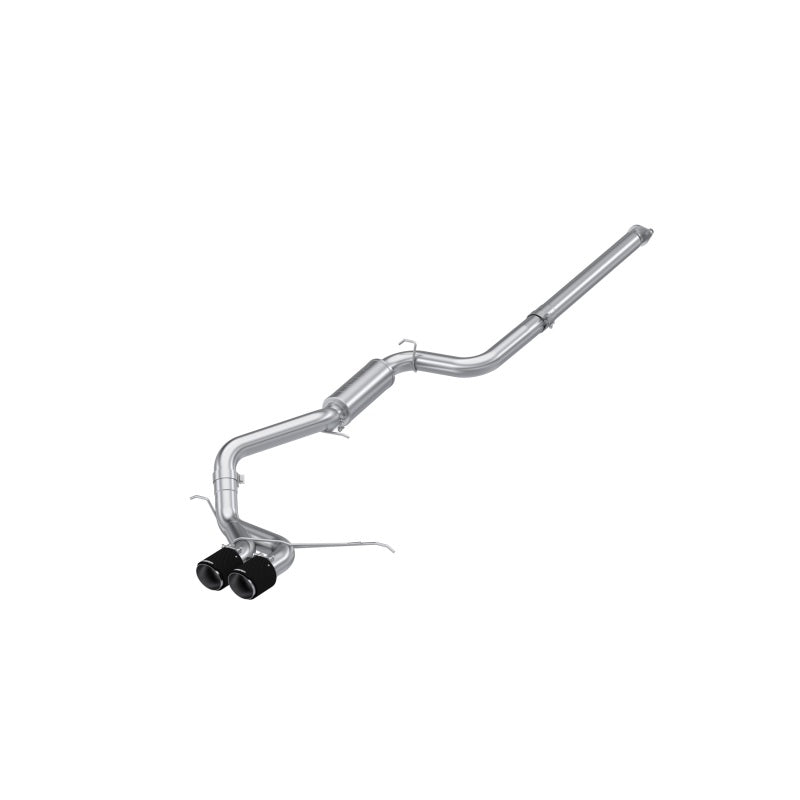MBRP S42013CF 13-18 Ford Focus ST 2.0L EcoBoost SS 3in Cat-Back Dual Outlet w/ Carbon Fiber Tips - T304