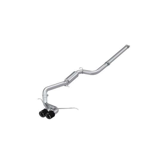 MBRP S42013CF 13-18 Ford Focus ST 2.0L EcoBoost SS 3in Cat-Back Dual Outlet w/ Carbon Fiber Tips - T304