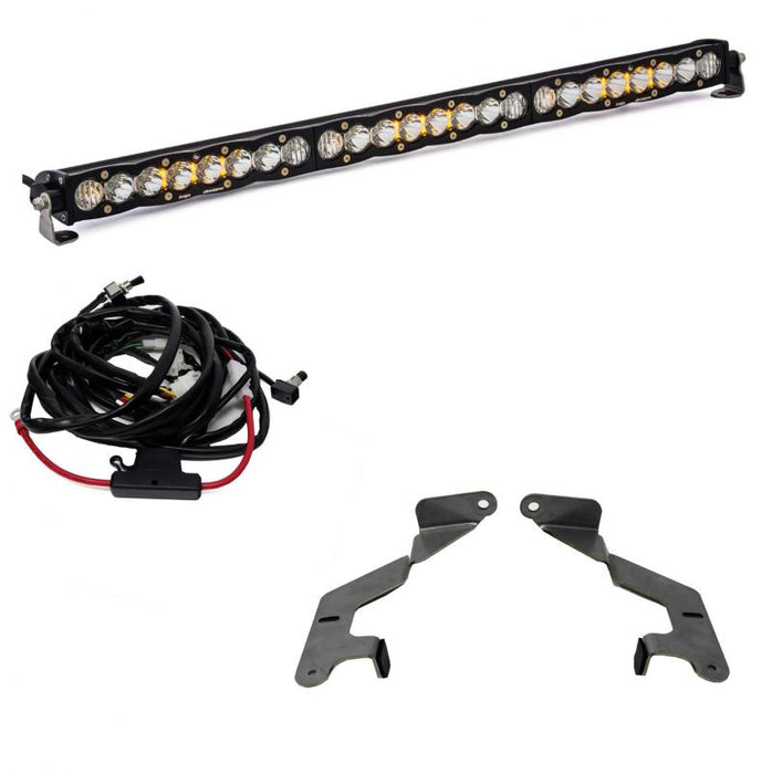 Baja Designs 447160 2014+ 30in Grille LED Light Bar Kit For Toyota Tundra S8 Driving Combo
