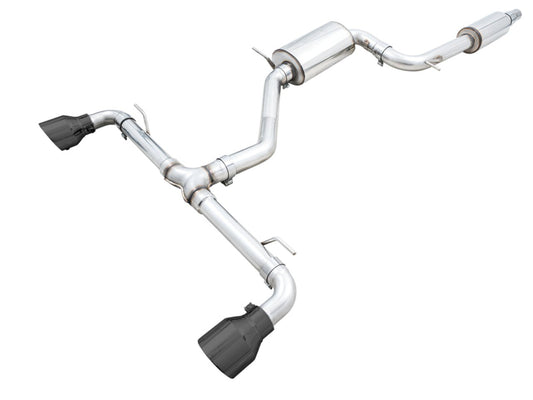 AWE Tuning 3015-33658 AWE 2022 VW GTI MK8 Touring Edition Exhaust - Diamond Black Tips