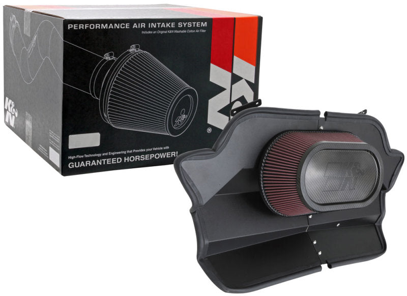 K&N Engineering 63-3120 K&N 20-21 Chevrolet Corvette Stingray 6.2L V8 F/I AirCharger Performance Intake System