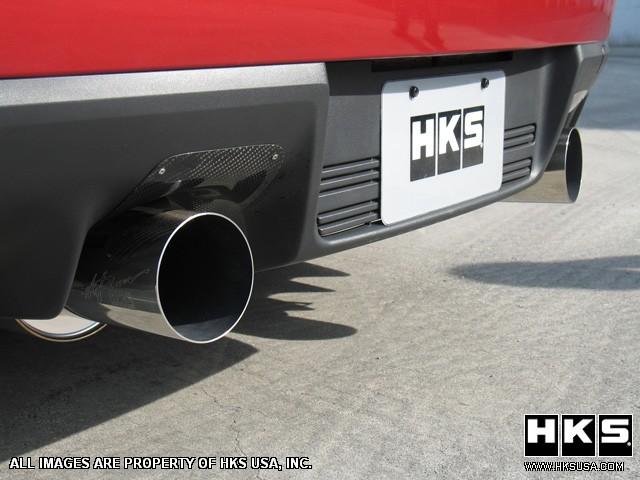 HKS 31008-BM001 08-09 Evo 10 Hi-Power Dual Tip Catback Exhaust