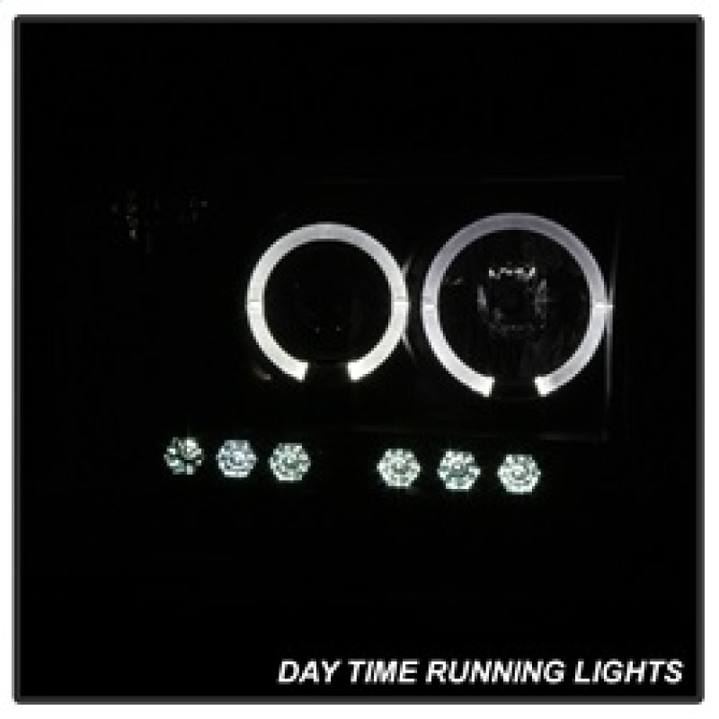 SPYDER 5078384 Spyder Dodge RAM 1500 02-05 03-05 Projector Headlights LED Halo LED Blk Smke PRO-YD-DR02-HL-BSM