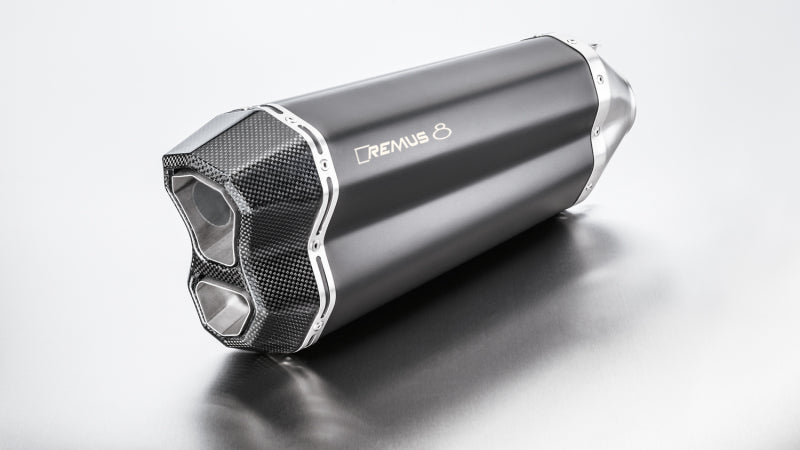 Remus 84783 100065 18-20 BMW R 1250 GS/Adventure (Euro 4) 8 Black Race Slip On (Connection Tube Req)