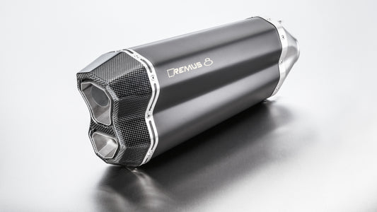 Remus 84783 100065 18-20 BMW R 1250 GS/Adventure (Euro 4) 8 Black Race Slip On (Connection Tube Req)