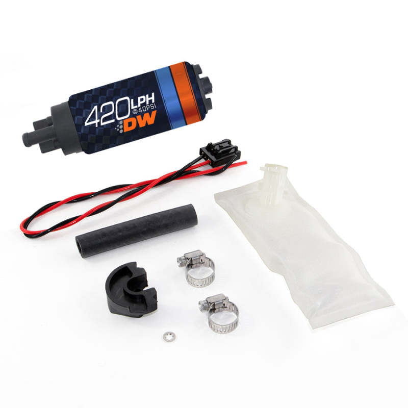 DeatschWerks 9-421-1024 Deatschwerks DW420 Series 420lph In-Tank Fuel Pump w/ Install Kit For 94-02 Nissan S14/S15