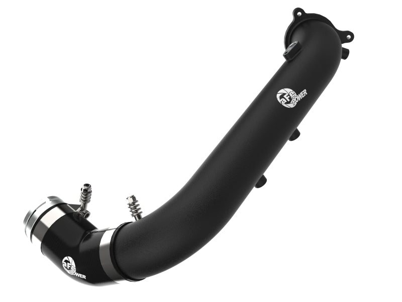 aFe 46-20488-B BladeRunner Black 2-3/4in Aluminum Charge Pipe 2021 Toyota Supra GR (A90) I4-2.0L (t) B48