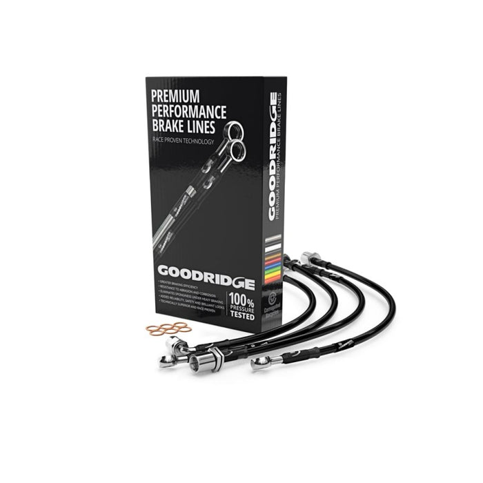 Goodridge 12339BKC 2016+ Ford Focus RS MK3 Phantom Stainless Steel Brake Lines