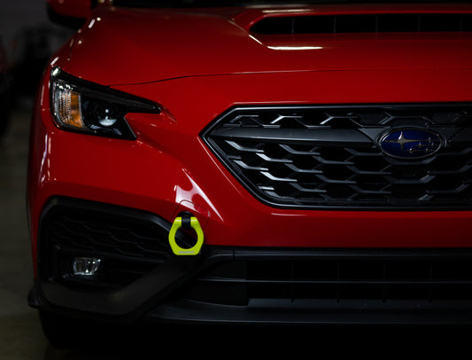 Mishimoto MMTH-WRX-22NY 2022+ Subaru WRX Front Tow Hook Neon Yellow