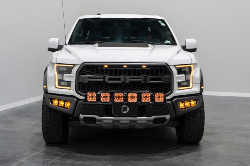 Diode Dynamics DD7337 17-20 Ford Raptor SS5 Grille CrossLink Lightbar Kit - Pro White Combo