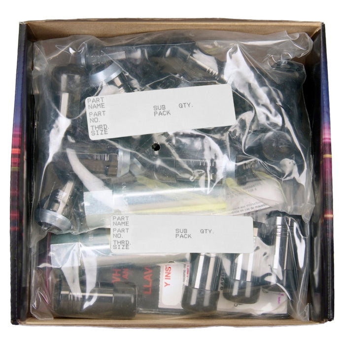 McGard 65510BK SplineDrive Tuner 5 Lug Install Kit w/Locks & Tool (Cone) M14X1.5 / 1in. Hex - Blk