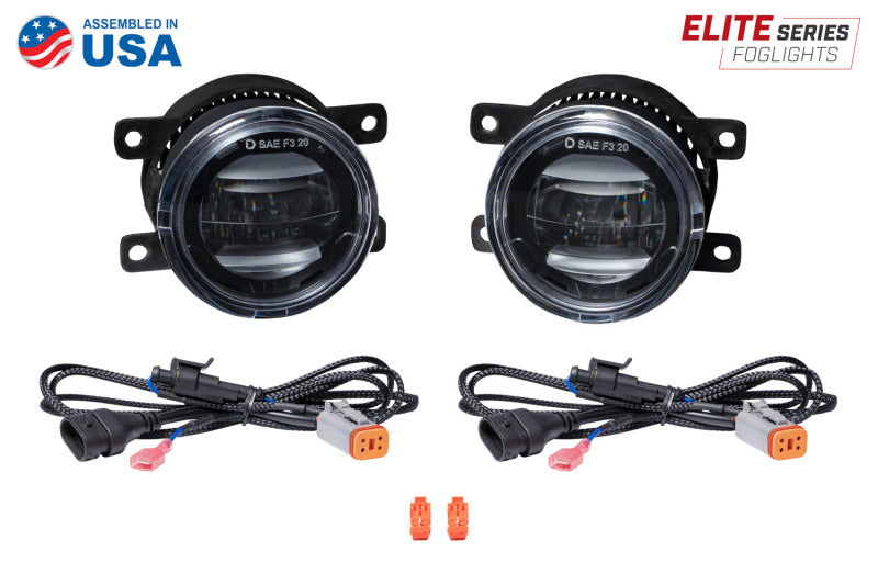 Diode Dynamics DD5128P Elite Series Type A Fog Lamps - White (Pair)