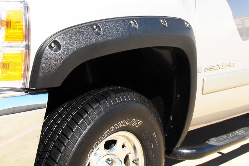 LUND RX106T Lund 07-13 Chevy Silverado 1500 RX-Rivet Textured Elite Series Fender Flares - Black (4 Pc.)