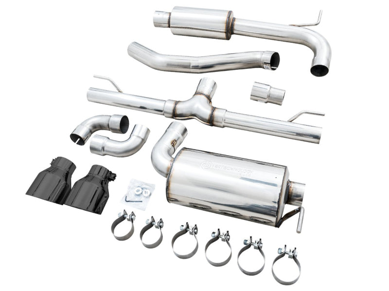 AWE Tuning 3015-33658 AWE 2022 VW GTI MK8 Touring Edition Exhaust - Diamond Black Tips