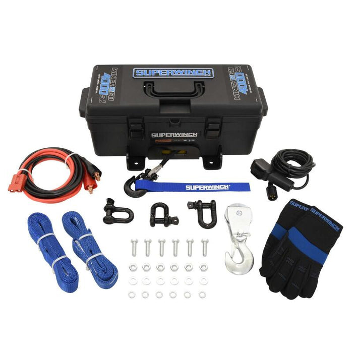 Superwinch 1140232 4000 LBS 12V DC 3/16in x 50ft Synthetic Rope Winch2Go