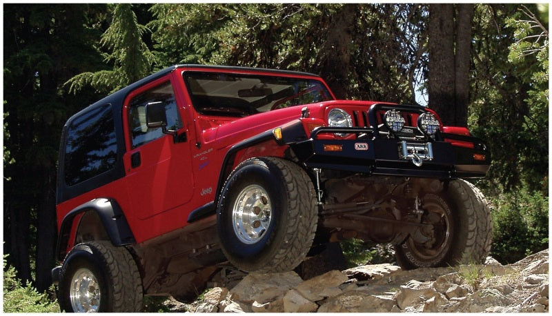 Bushwacker 10908-07 97-06 Jeep TJ Max Pocket Style Flares 4pc - Black