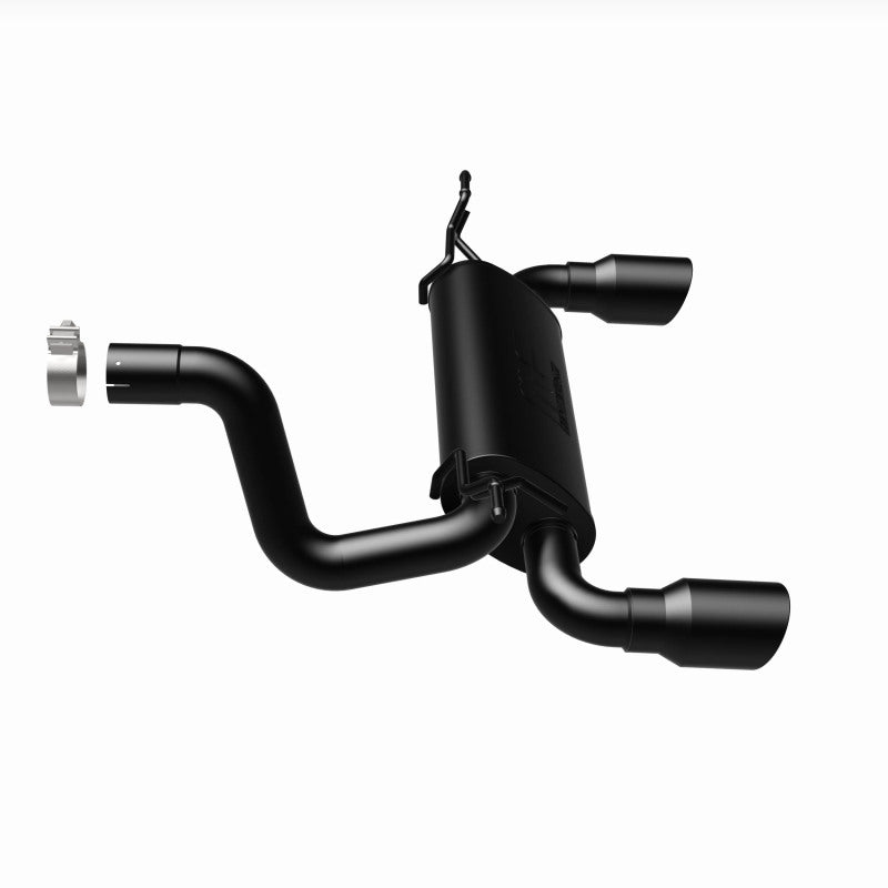 Magnaflow 19388 MagnaFlow 2018+ Jeep Wrangler 3.6L Dual Black Tip Axle-Back Exhaust