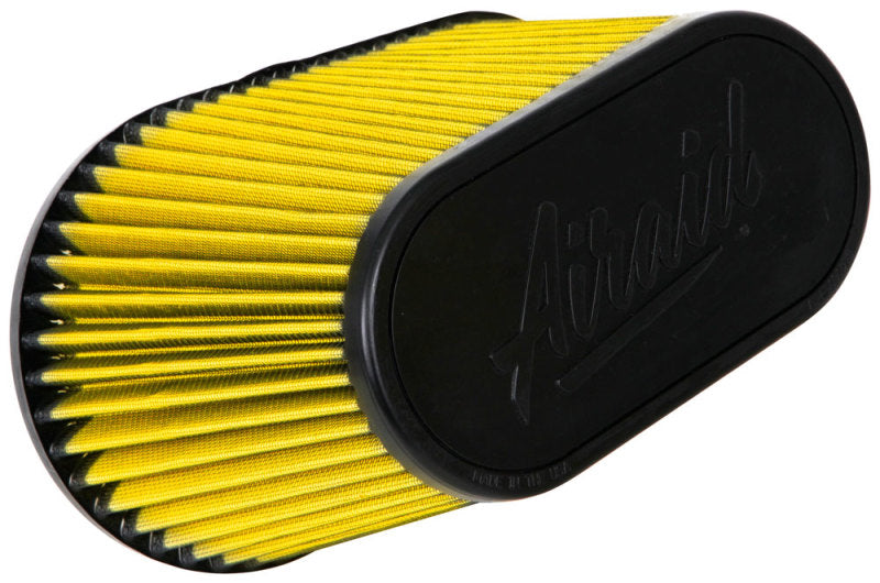 Airaid 724-128 Universal Air Filter - Cone 4-1/2in FLG x 11-1/2x7in B x 9x4-1/2inTx 7-1/4in H - Synthaflow