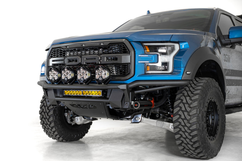 Addictive Desert Designs L1157021701NA 17-20 Ford Raptor Pro Bolt-On Front Bumper - Hammer Black