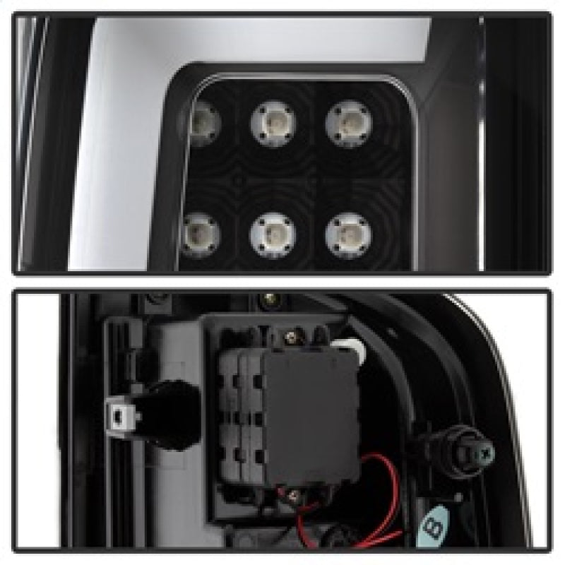 SPYDER 5084576 Spyder Chevy Colorado 2015-2017 Light Bar LED Tail Lights - Black ALT-YD-CCO15-LED-BK