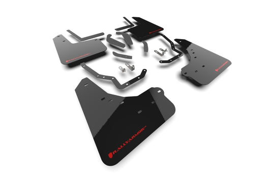 Rally Armor MF148-UR-BLK-RD 2025+ Toyota 4Runner Black UR Mud Flap w/ Red Logo
