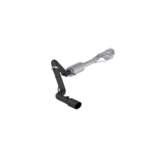 MBRP S5019BLK 19-24 GM 1500 Silverado/Sierra 2.7L Blk-Coated Alum. Steel 3in Cat-Back Single Side 4in Blk Tip