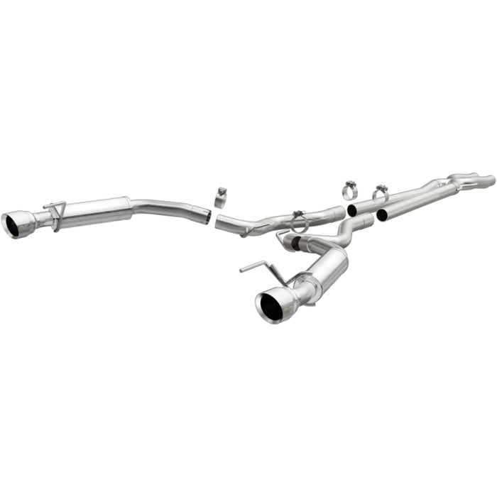 Magnaflow 19099 MagnaFlow Cat Back, SS, 2.5in, Competition, Dual Split Polished 4.5in Tips 2015 Ford Mustang V6 3.7L