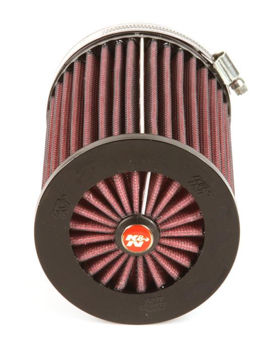 K&N Engineering RX-4140 K&N Universal X-Stream Clamp-On Round Air Filter 3.531in Flg ID/4in OD/5.969in H