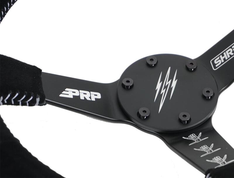 PRP Seats G240 PRP Comp-R Leather Steering Wheel - Black