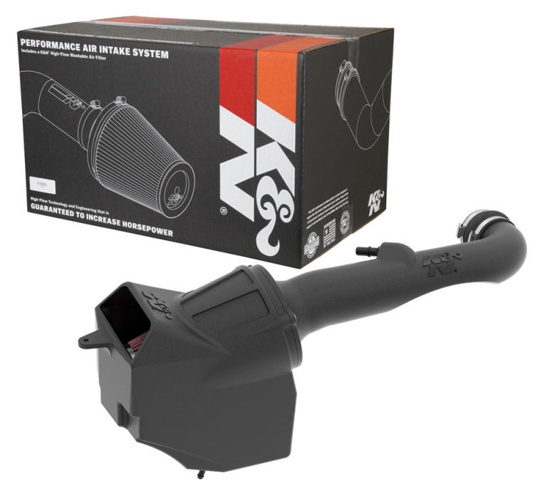 K&N Engineering 63-1576 K&N 2018 Jeep Wrangler JL V6-3.6L F/I AirCharger Performance Intake