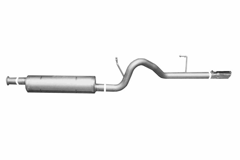 Gibson 08-12 Jeep Liberty Limited 3.7L 2.5in Cat-Back Single Exhaust - Aluminized