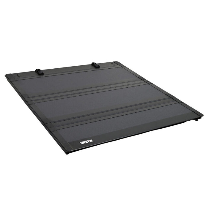 Westin 19-44545 14-19 Chevrolet/GMC 1500/2500/3500 6ft. 7in. Bed Hard Tri-Fold Tonneau Cover - Black