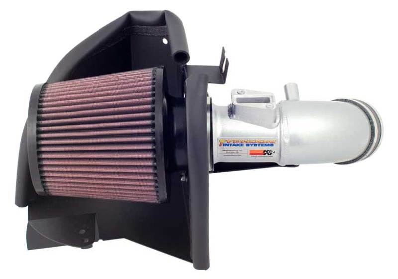 K&N Engineering 69-1013TS K&N 06-09 Civic 1.8L Silver Typhoon Short RAM Intake