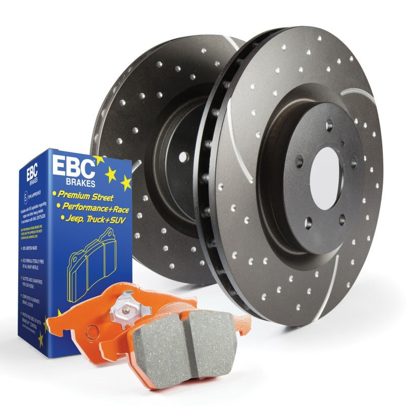 EBC S8KR1074 S8 Kits Orangestuff and GD Rotors