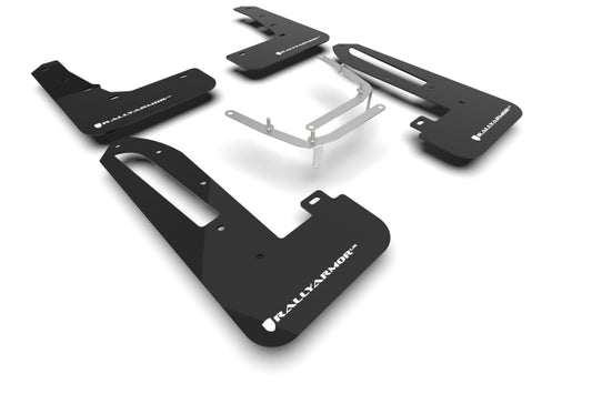 Rally Armor MF97-UR-BLK-WH 23-25 Honda Civic Type R Black Mud Flap White Logo