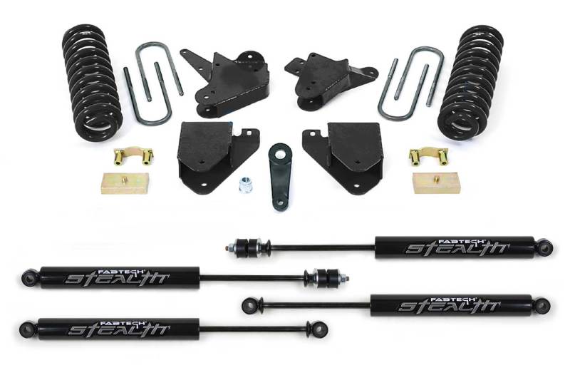 Fabtech K2100M 01-04 Ford F250/350 2WD 6in Basic Sys w/Stealth