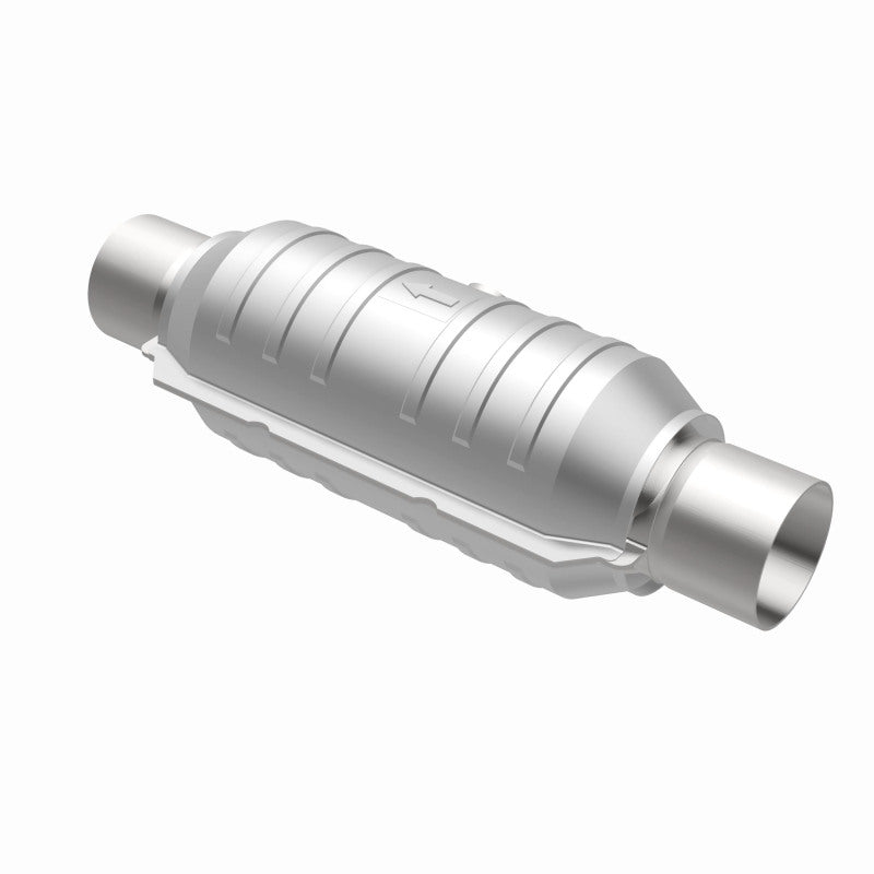 Magnaflow 51355 MagnaFlow Conv Univ 2.25in Inlet/Outlet Center/Center Round 11in Body L x 5.125in W x 15in Overall L