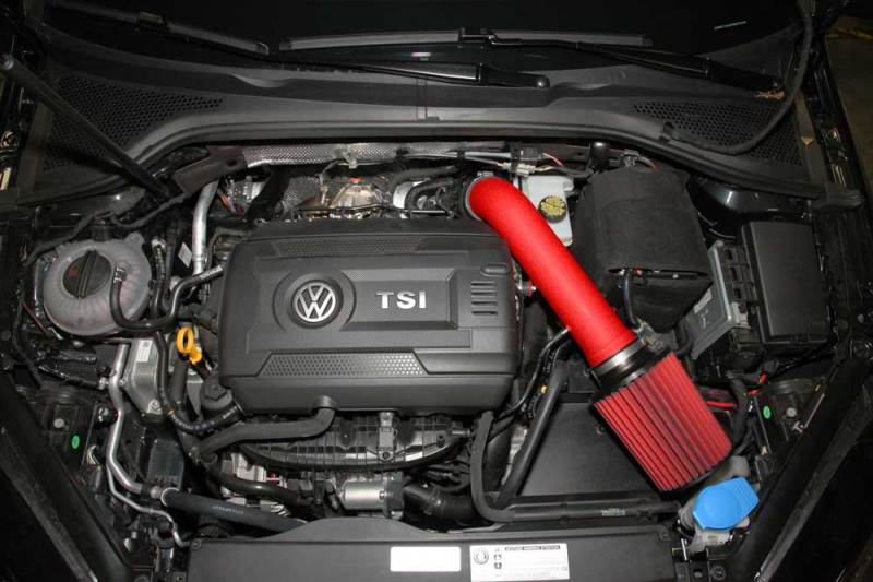 AEM Induction 21-746WR 2015 Volkswagen Golf GTI 2.0L Cold Air Intake System Wrinkle Red