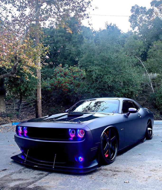 ORACLE Lighting 1458-332 Oracle 0814 Dodge Challenger Dynamic Surface Mount Headlight/Fog Light Halo Kit COMBO