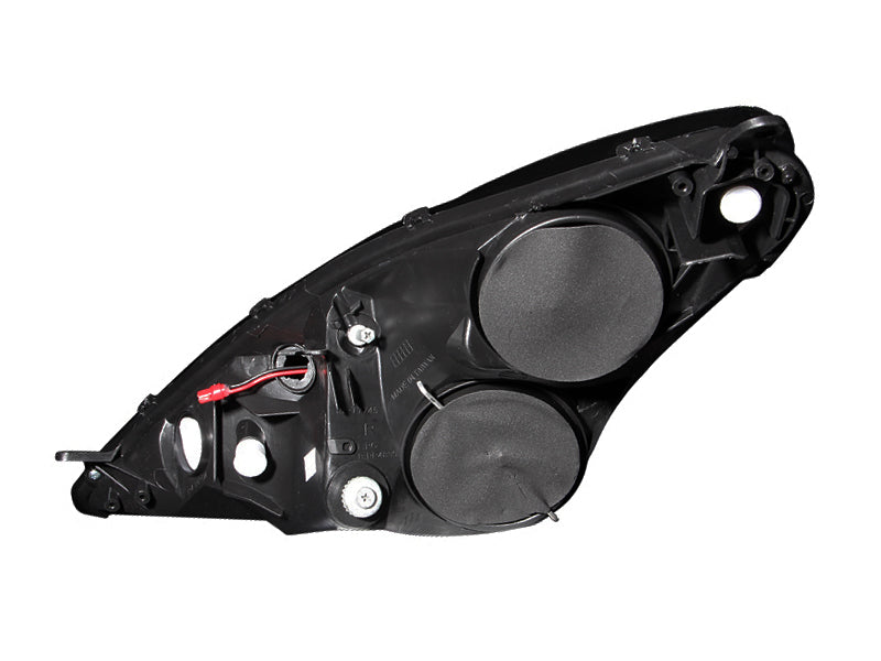 ANZO 121387 2000-2005 Toyota Celica Projector Headlights w/ Halo Black