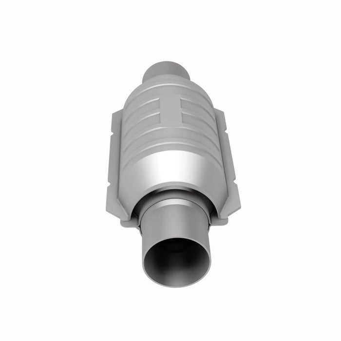 Magnaflow 51204 MagnaFlow Conv Univ 2in Inlet/Outlet Ctr/Ctr Round 9in Body L x 5.125in W x 13in Overall L 49 State