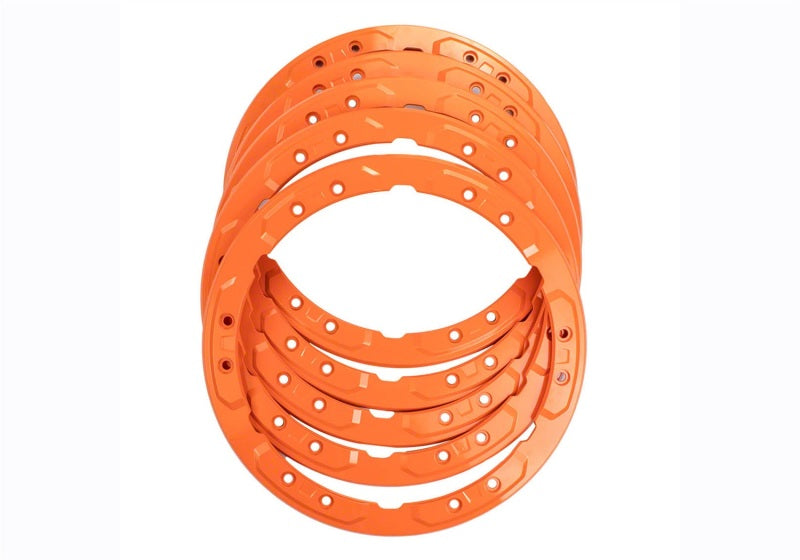 Ford Racing M-1021K-BLO 2021+ Ford Bronco Functional Bead Lock Ring Kit - Orange