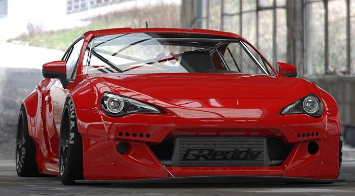GReddy 17010231 13+ Scion FR-S Version 2 Greddy X Rocket Bunny 86 Aero Front Bumper Only