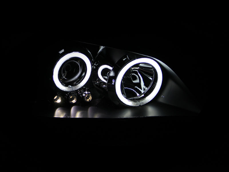 ANZO 121199 2001-2005 Lexus Is300 Projector Headlights w/ Halo Black
