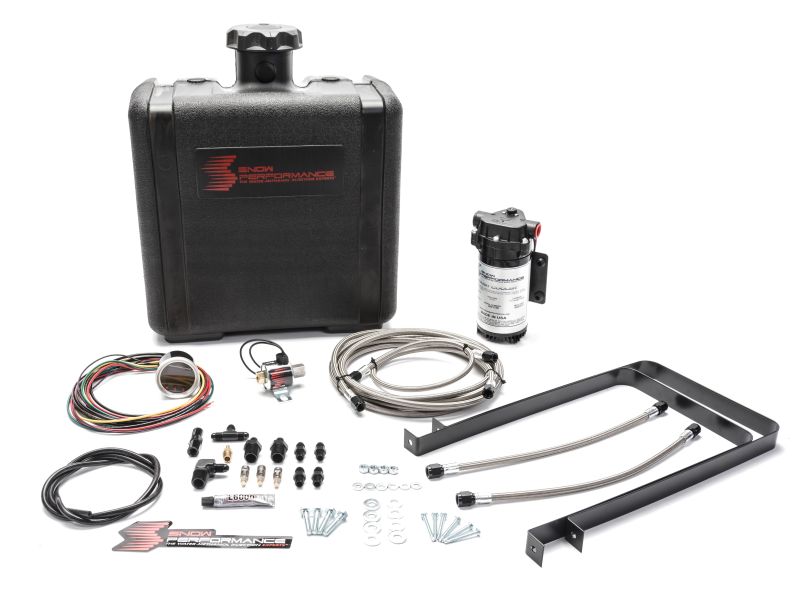 Snow Performance SNO-450-BRD Stg 2 Boost Cooler Water Injection Kit TD Univ. (SS Braided Line and 4AN Fittings)