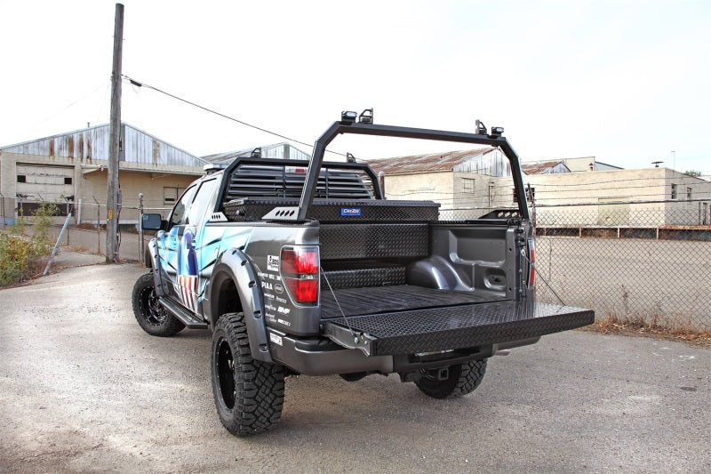 Dee Zee DZ4137B Deezee 99-07 Ford SuperDuty Tailgate Protector Full Black-Tread