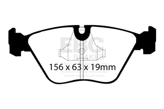 EBC DP5689NDX 92-95 BMW M3 3.0 (E36) Bluestuff Front Brake Pads
