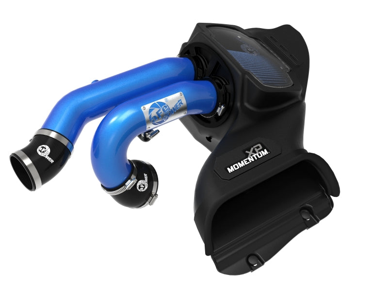 aFe 50-30072RL 21-22 Ford F-150 Raptor V6-3.5L(tt) Momentum XP Cold Air Intake System - Blue w/ Pro 5R Filter